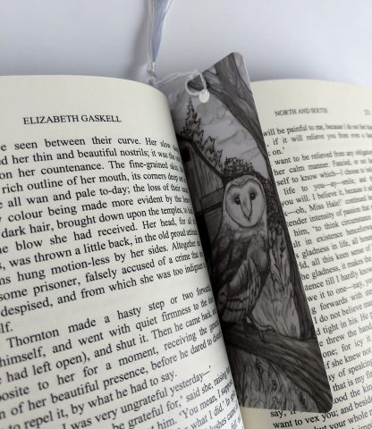 Barn Owl Bookmark: 2x6" - Image 3