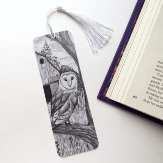 Barn Owl Bookmark: 2x6"