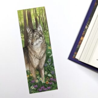 *B-Grade* Wolf Bookmark: 2x6"