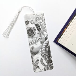 Ocean Floor Printed Bookmark: 2x6"