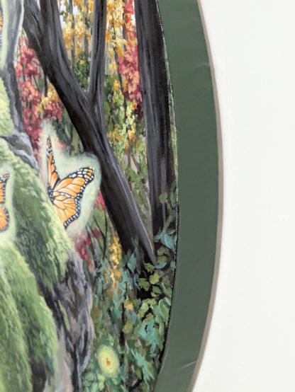 Renewal: 30 Inch Circle Painting on Canvas - Image 3