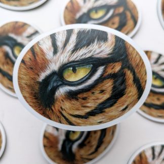 Tiger Eye Magnet- 3 inch Oval