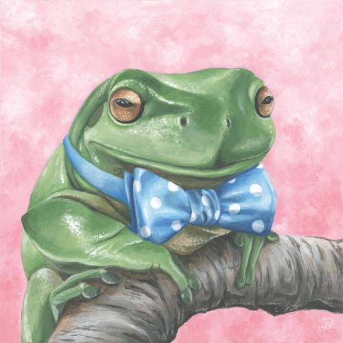 Frog and Bowtie