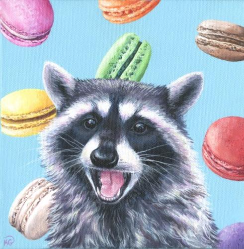 Macaron Raccoon 